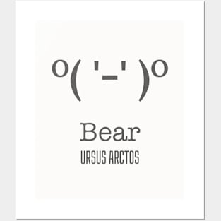 Bear emoji Posters and Art